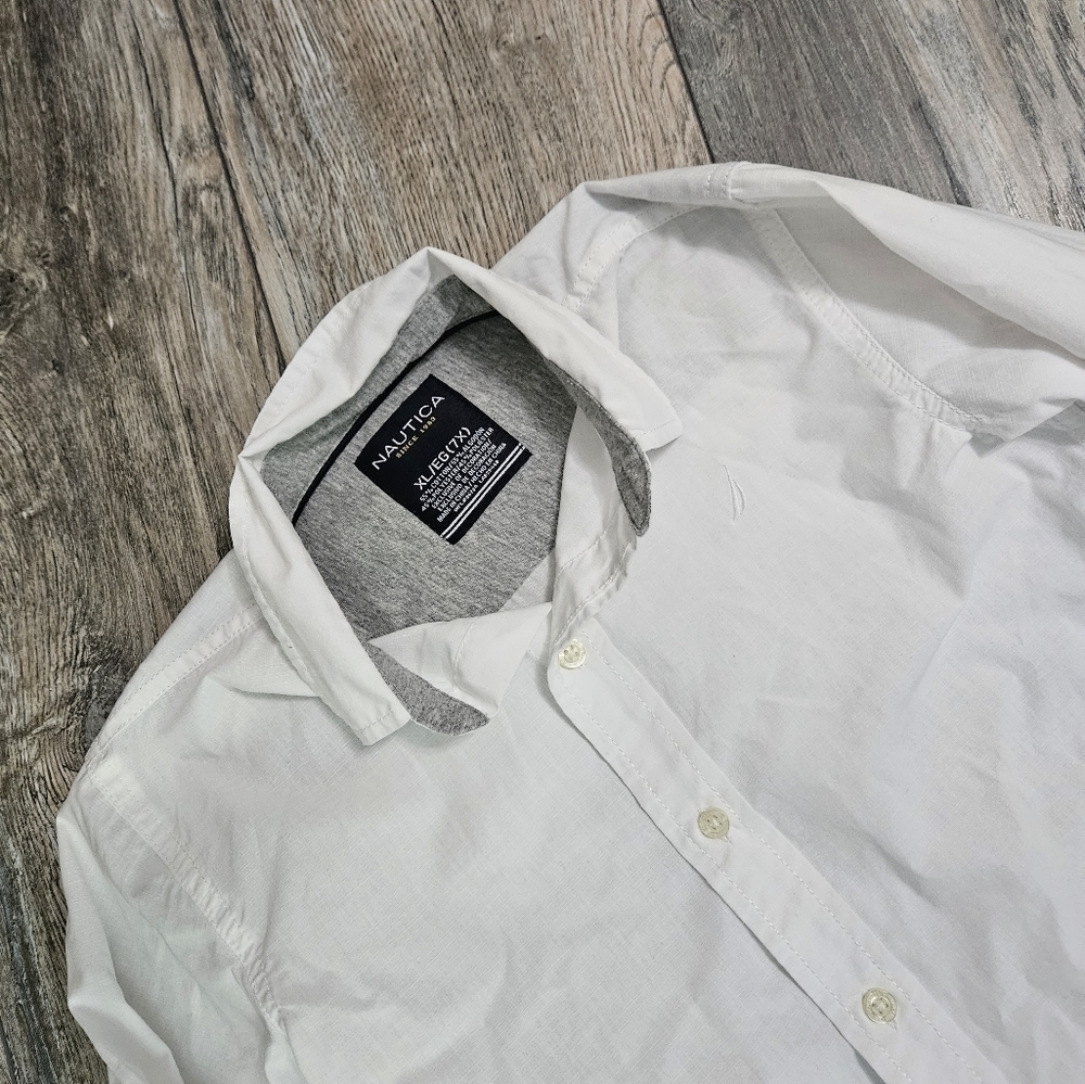 Boys White Dress Shirt, Buttondown